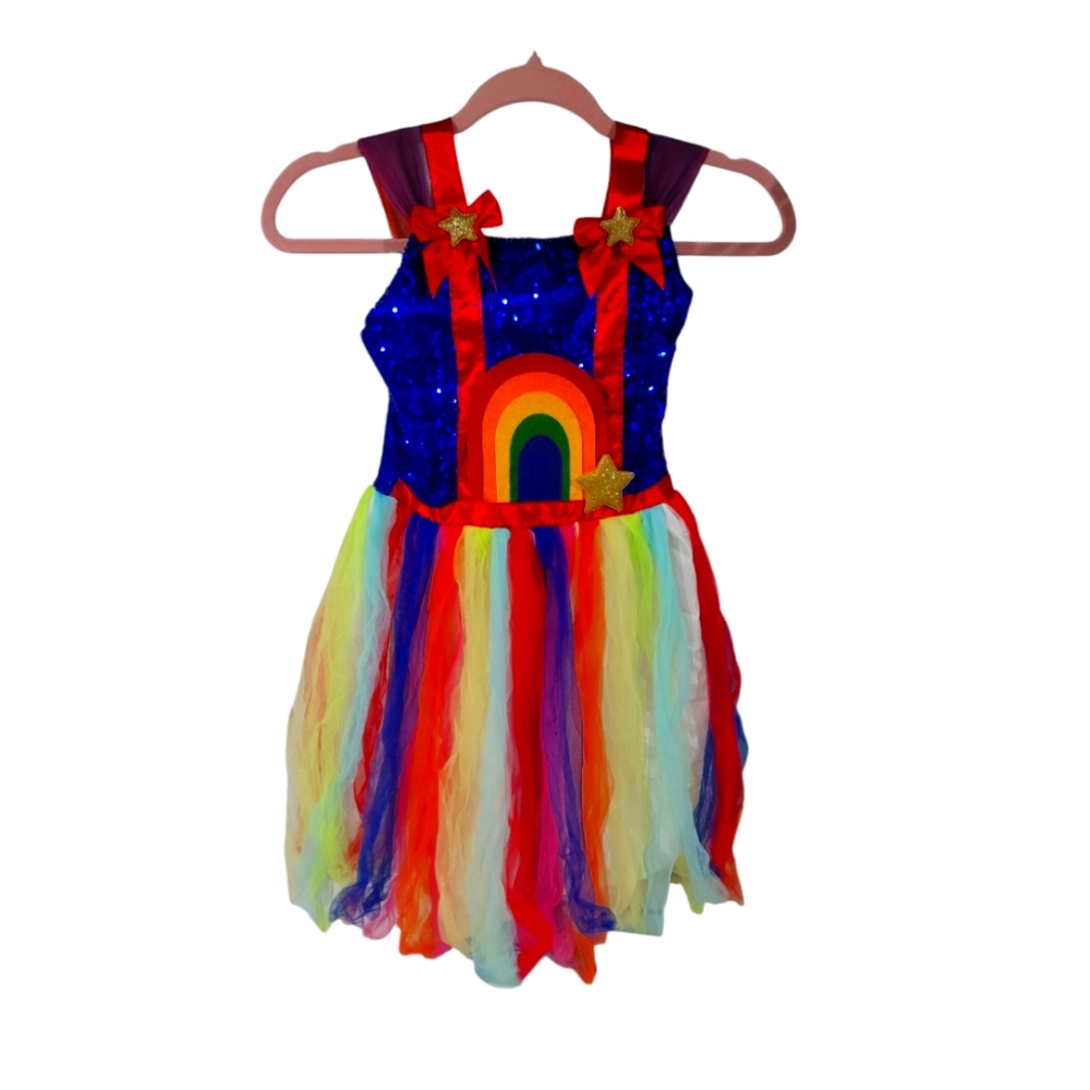 Handmade from Etsy Seller, Halloween costume/rainbow, size 5t